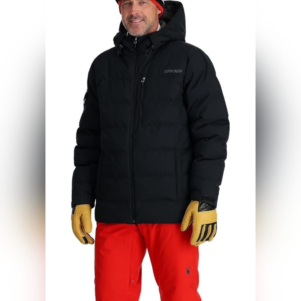 Men's Spyder Bromont Insulated Ski Jacket Size 3XL Black NEW
